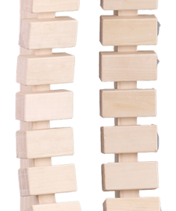 ergonomische linden houten rugsteun