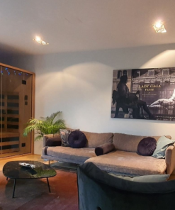 IR zout sauna in woonkamer